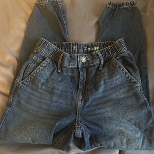 Barely Worn Boys Gap Kids Jogger Jean Pants, Size 7 Excellent Condition